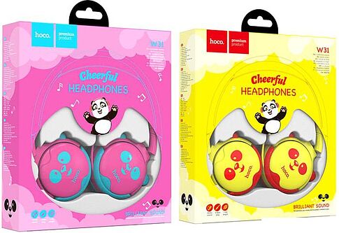 Наушники Hoco W31 (розовый)