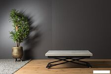 Стол-трансформер Levmar Compact D51/S53 (бетон/черный)