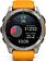 Умные часы Garmin Fenix 8 Sapphire 51мм (титановый, оранжевый силиконовый ремешок)