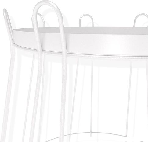 Журнальный столик Sheffilton SHT-CT6 (белый муар)