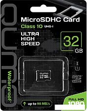 Карта памяти QUMO microSDHC QM32GMICSDHC10U1NA 32GB