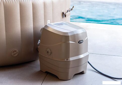 Надувной бассейн Intex Pure Spa Bubble Massage 28428 (216x71) с джакузи