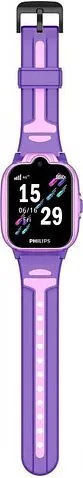 Детские умные часы Philips W6610 (розовый/фиолетовый)