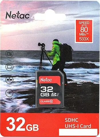 Карта памяти Netac P600 32GB NT02P600STN-032G-R