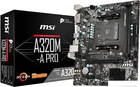 Материнская плата MSI A320M-A PRO