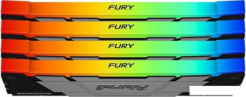 Оперативная память Kingston FURY Renegade RGB 4x32ГБ DDR4 3200 МГц KF432C16RB2AK4/128