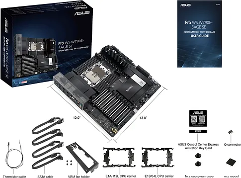 Материнская плата ASUS Pro WS W790E-SAGE SE