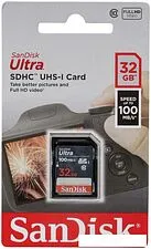 Карта памяти SanDisk Ultra SDHC SDSDUNR-032G-GN3IN 32GB