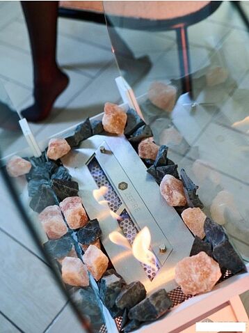 Биокамин ZeFire Iris средний светлый