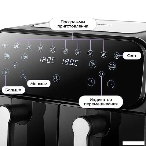 Аэрогриль (аэрофритюрница) Kitfort KT-2271