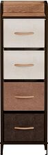 Комод Импэкс Leset Ноа 4 ящика (коричневый/бежевый)