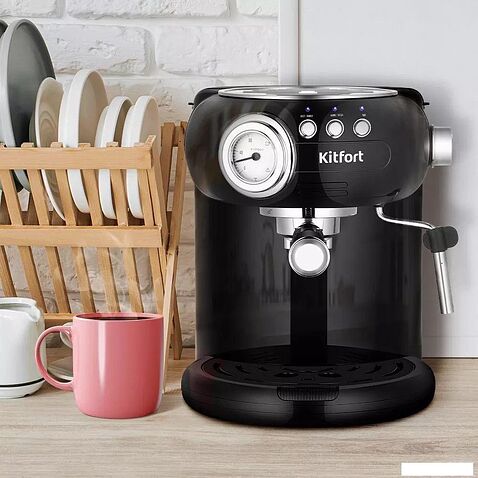 Рожковая кофеварка Kitfort KT-7191