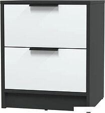 Комоды, тумбы Интерлиния Концепт КТ-ТК1-57 (белый платинум/антрацит)