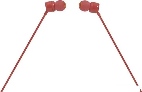 Наушники с микрофоном JBL T110 (красный)