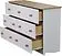 Комод Диприз Ром 7 ящиков Д 20032.1 (белый воск/антик)