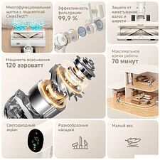 Пылесос Dreame Cordless Vacuum Cleaner R10s VZV22A (евровилка, белый) Пылесос Dreame Cordless Vacuum Cleaner R10s VZV22A (евровилка, белый)