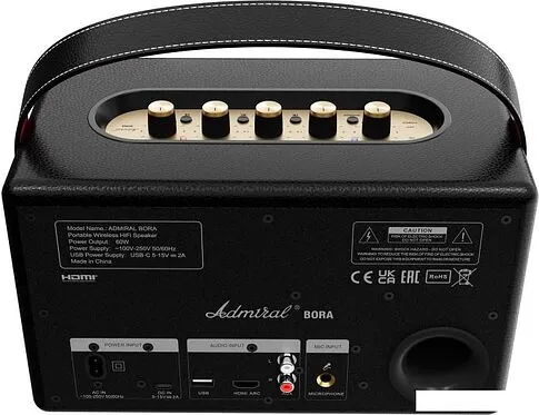 Беспроводная колонка Admiral Audio Bora (черный)