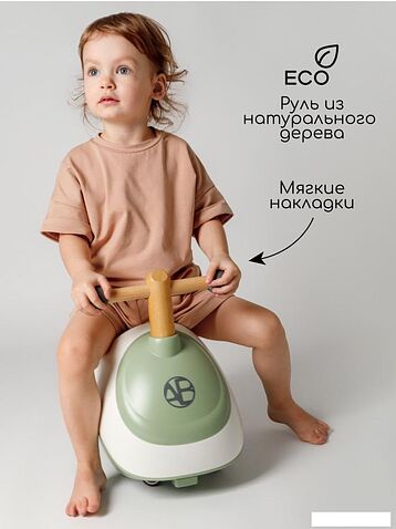 Каталка Amarobaby Enjoy AB24-7NJ/0407 (белый/зеленый)