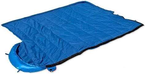 Спальный мешок AlexikA Comet (синий, левая молния)