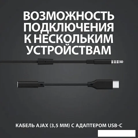 Наушники Logitech G333 (черный)