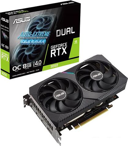 Видеокарта ASUS Dual GeForce RTX 3050 OC Edition 8GB DUAL-RTX3050-O8G