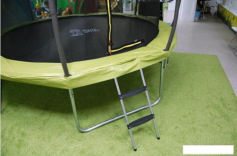 Батут Atlas Sport 312 см - 10ft Master (с лестницей, зеленый)