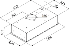 Кухонная вытяжка MAUNFELD Crosby Hardy 60 (черный) Кухонная вытяжка MAUNFELD Crosby Hardy 60 (черный)
