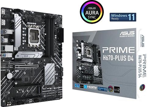 Материнская плата ASUS Prime H670-Plus D4