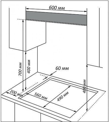 Варочная панель Nordfrost (Nord) HS 6043 B