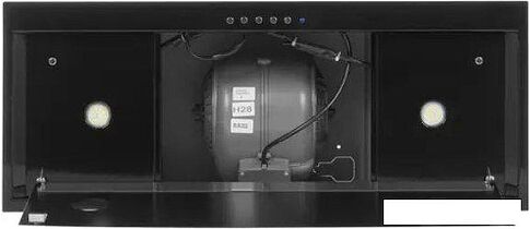 Кухонная вытяжка Akpo Neva Glass Eco 80 WK-4 (черное стекло/черный)