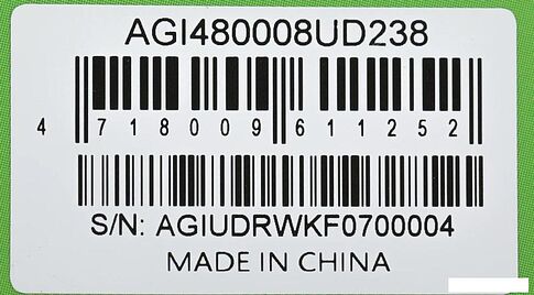 Оперативная память AGI UD238 8ГБ DDR5 4800 МГц AGI480008UD238