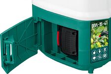 Аккумуляторный опрыскиватель Зубр ОПЛ-15-41 (с 1-им АКБ)