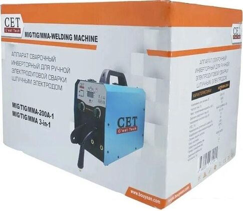 Сварочный инвертор CET MIG/TIG/MMA-200A-1