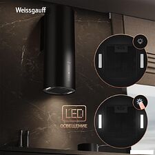 Кухонная вытяжка Weissgauff TUBUS 90 Black Edition (2025)