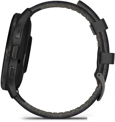Умные часы Garmin Venu 3 (черный, с кожаным ремешком)
