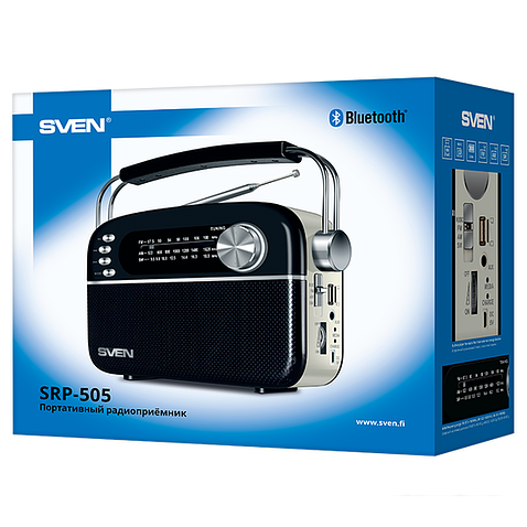Радиоприемник SVEN SRP-505 (черный)