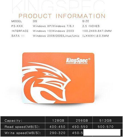 SSD KingSpec P3 1TB