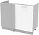 Шкаф напольный Интерлиния Компо НШ108-М.П (белый платинум)