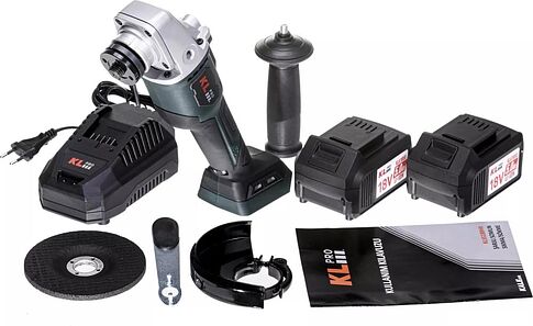 Угловая шлифмашина KLPRO KLAT18BS-50 (с 2-мя АКБ, кейс)
