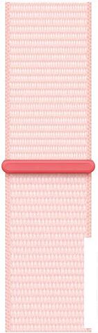 Умные часы Apple Watch Series 9 41 мм (алюминиевый корпус, розовый/розовый, нейлоновый ремешок)