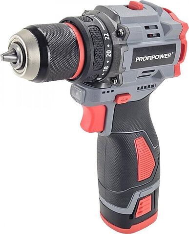 Дрель-шуруповерт Profipower BL-161 (с 2-мя АКБ, кейс)