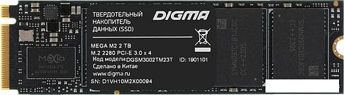 SSD Digma Mega M2 2TB DGSM3002TM23T
