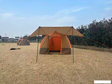 Кемпинговая палатка LanYu 1125 (коричневый/желтовато-коричневый/оранжевый)