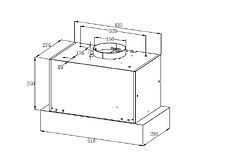 Кухонная вытяжка ZorG Bona 1000 52 M (черный)