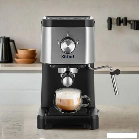 Рожковая кофеварка Kitfort KT-7287