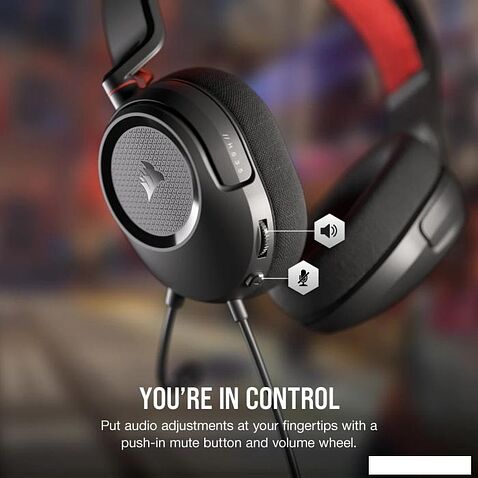 Наушники Corsair HS35 v2 (карбон)