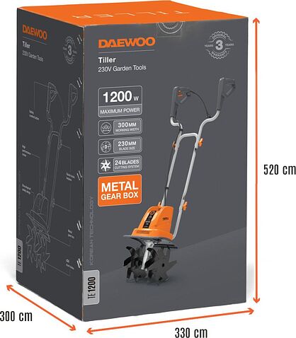 Мотокультиватор электрический Daewoo Power TE 1200