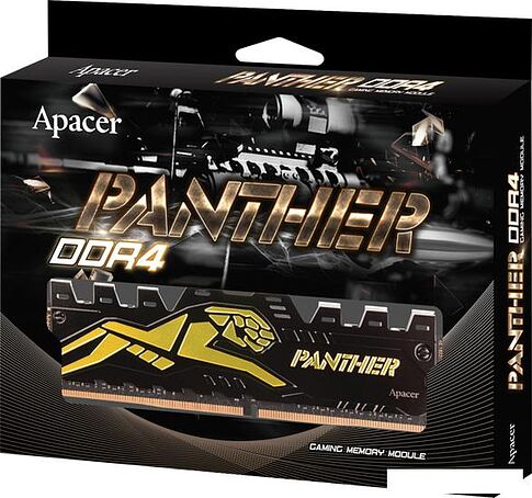 Оперативная память Apacer Panther Golden 16ГБ DDR4 3200 МГц AH4U16G32C28Y7GAA-1