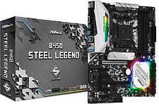 Материнская плата ASRock B450 Steel Legend Материнская плата ASRock B450 Steel Legend