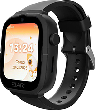 Детские умные часы Elari KidPhone 4G Go (черный)